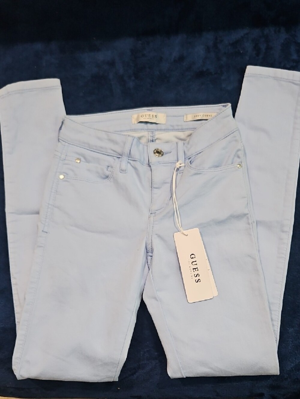⭐️Guess Light Blue Women's Skinny Stretch Pants SZ 24 NEW⭐️